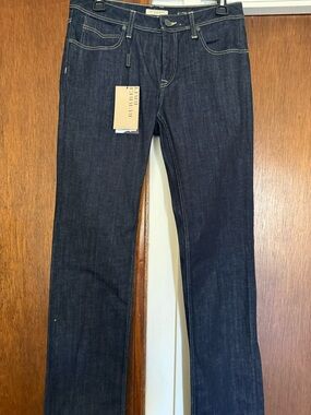 Burberry Women’s Dark Blue Slim Straight Jeans